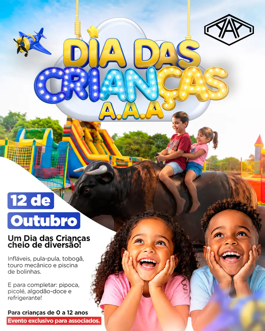 Cartaz: Dia das Crianças A.A.A 2026